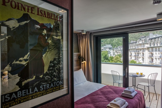 Double / twin Summit hotel room Chamonix