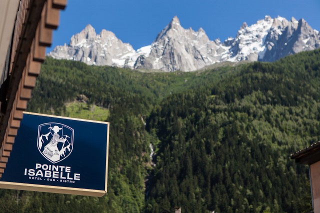 Chambre d'hôtel double montagne Pointe Isabelle Chamonix