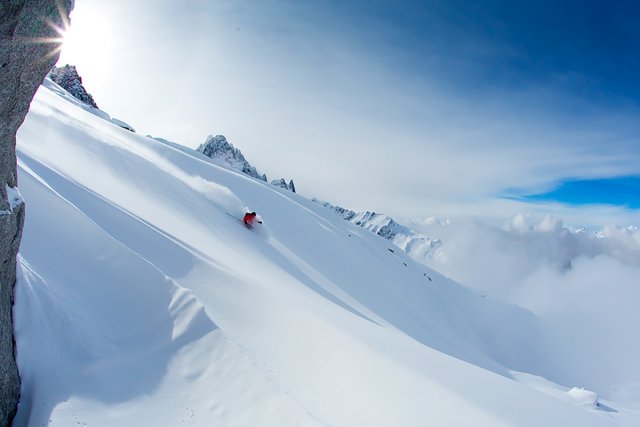 In January you get the mountain to yourself